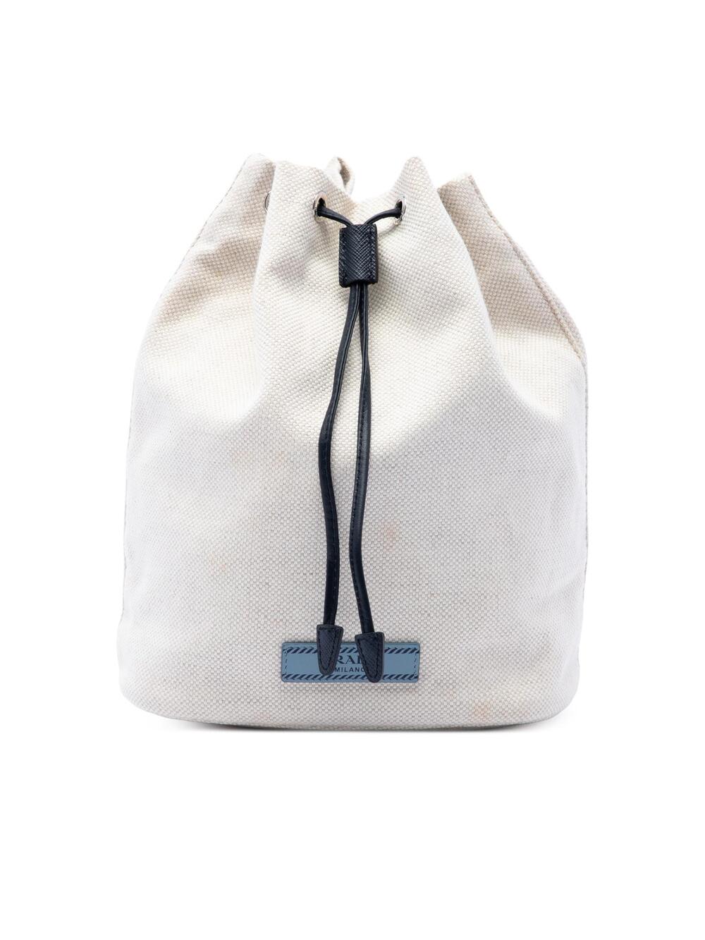Prada Canvas Mistolino Drawstring Pouch #370775P49B